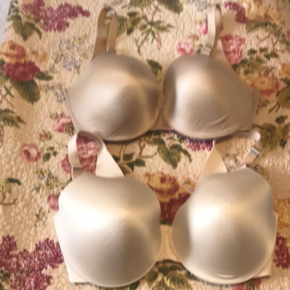 2 Soma Vanishing Back Full Coverage Bras 36G